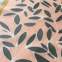 Foulard Losange en soie peint à la main - Pièce unique