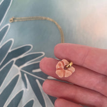 Collier Pansy en Céramique Colorée