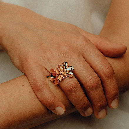 Bague Bouquet Or
