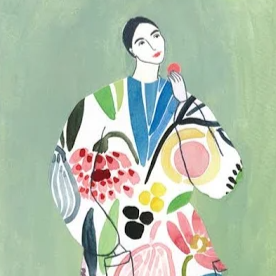 Poster Woman in Kimono A2 &amp; A3