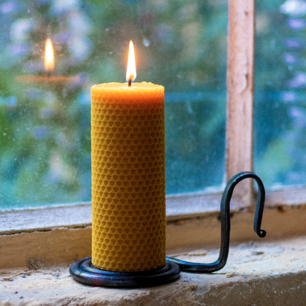 Bougie Pilier Ambroise en Cire d'abeille - Duo